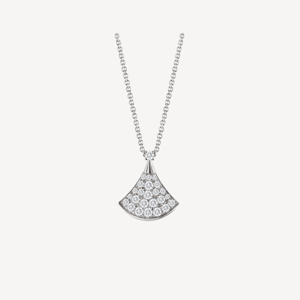Bvlgari Dream Necklace Silver Cubic Zirconia