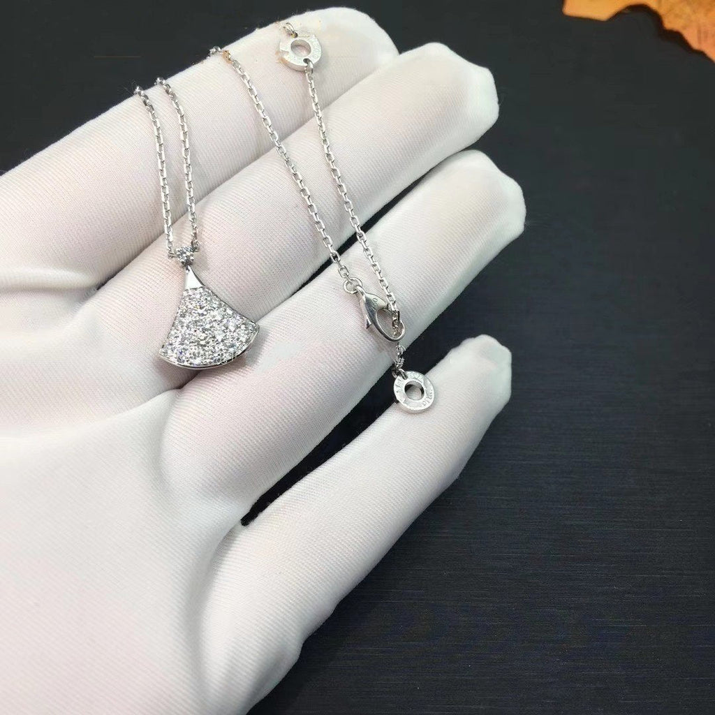 Bvlgari Dream Necklace Silver Cubic Zirconia
