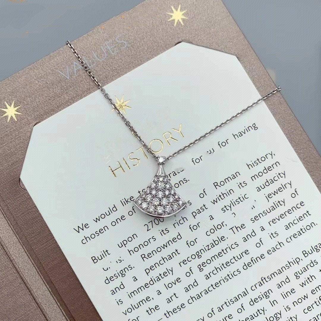 Bvlgari Dream Necklace Silver Cubic Zirconia