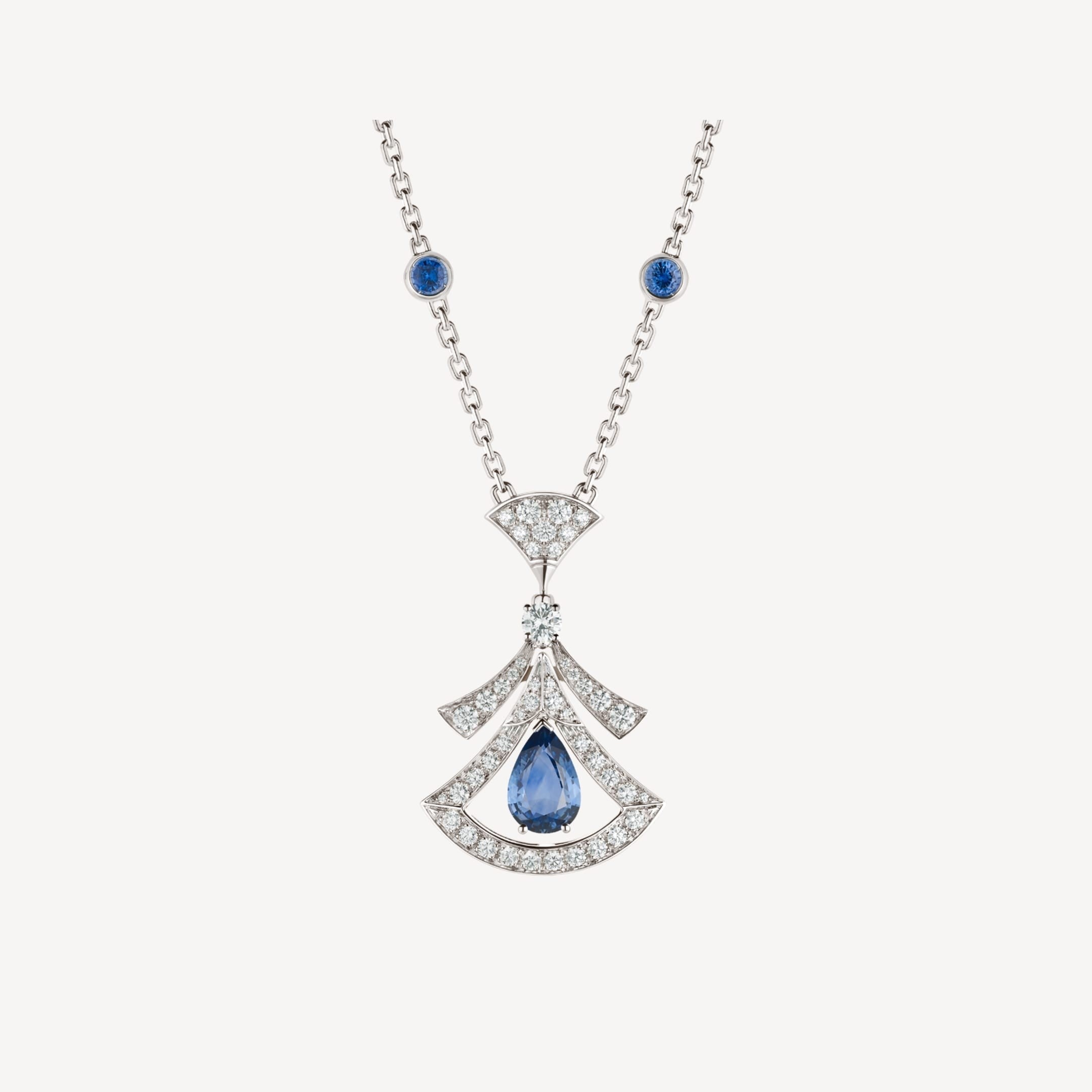 Bvlgari Dream Necklace Agate Cubic Zirconia Silver