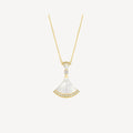 Bvlgari Dream Necklace MOP Gold Cubic Zirconia