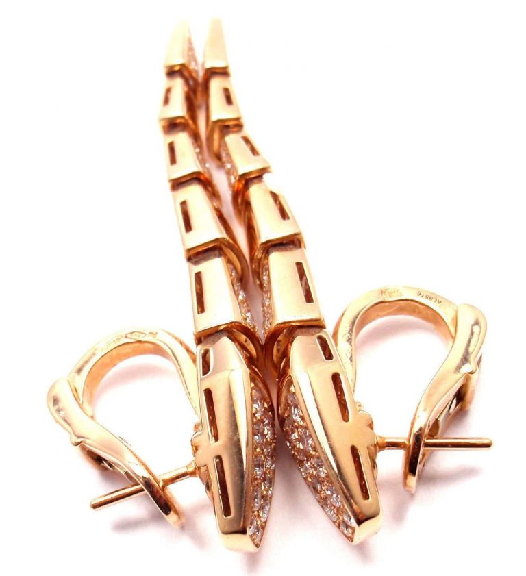 Bvlgari Serpenti Cubic Zirconia Earrings