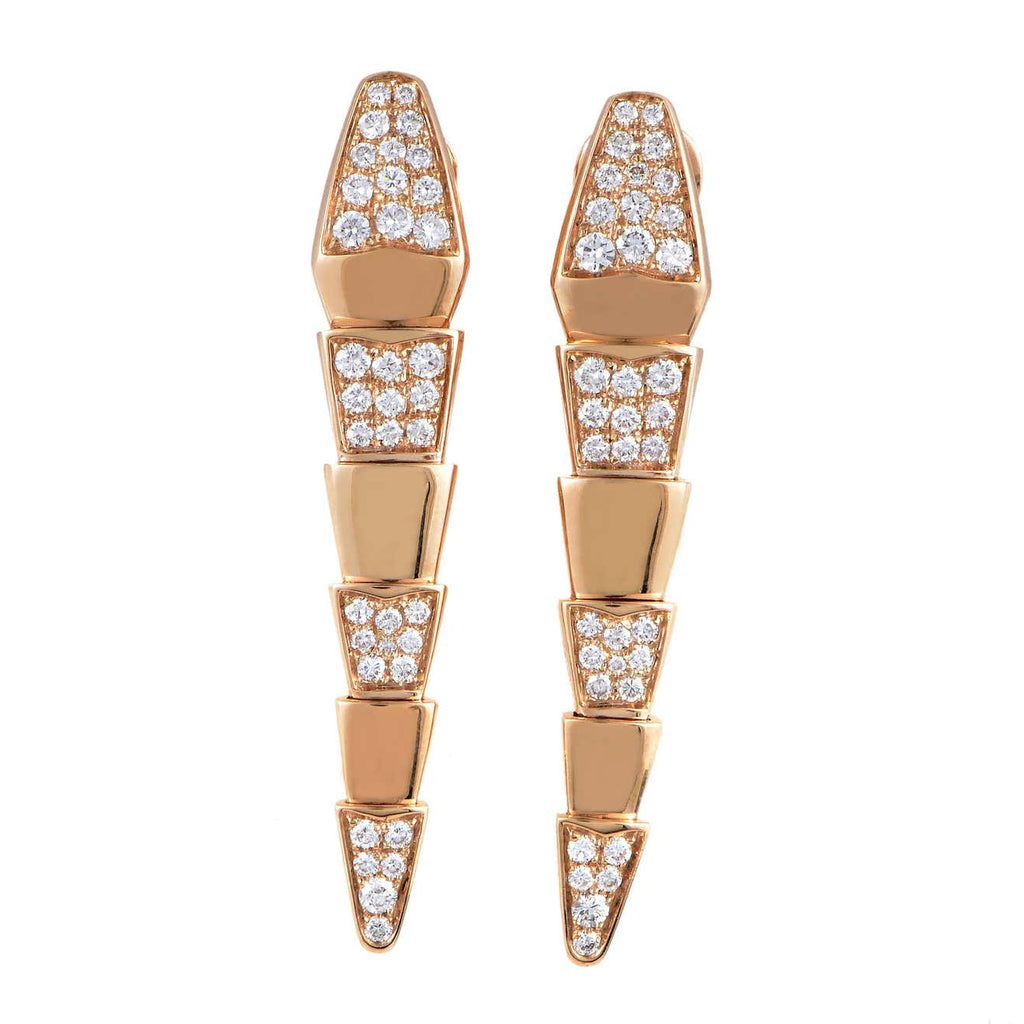 Bvlgari Serpenti Cubic Zirconia Earrings