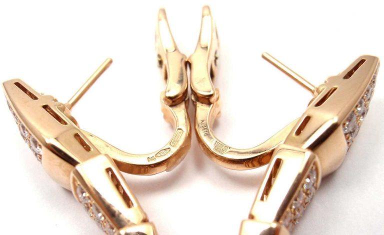 Bvlgari Serpenti Cubic Zirconia Earrings
