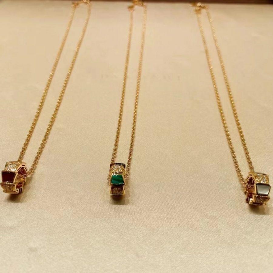 Bvlgari Serpenti Pendant Cubic Zirconia Necklace - 358884