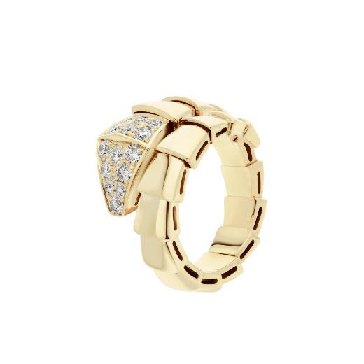 Bvlgari Serpenti Ring Gold Cubic Zirconia