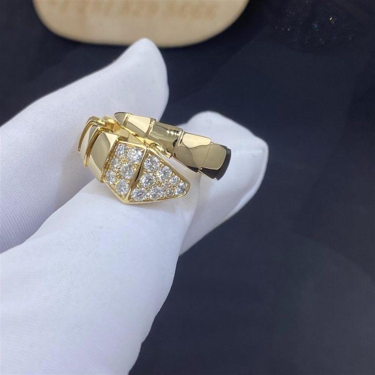 Bvlgari Serpenti Ring Gold Cubic Zirconia