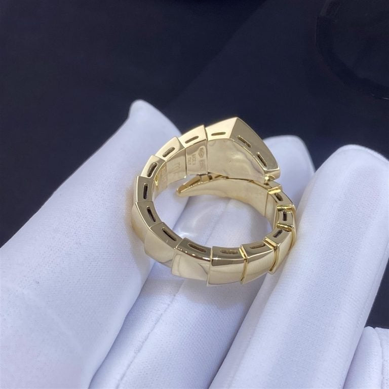 Bvlgari Serpenti Ring Gold Cubic Zirconia