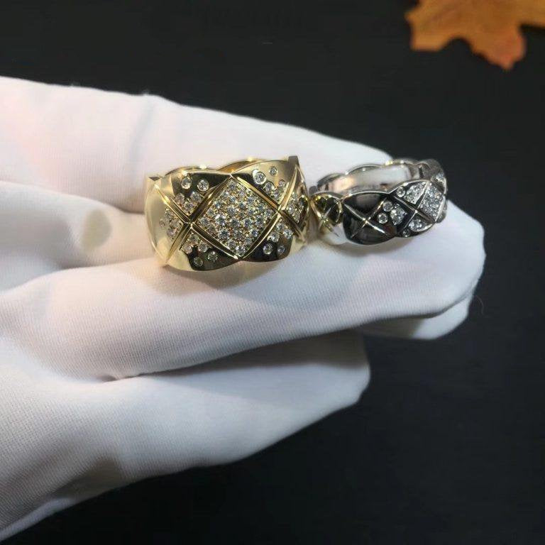 Chanel Crush Ring Gold Cubic Zirconia