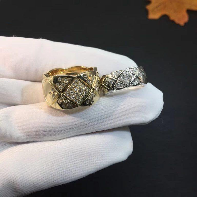 Chanel Crush Ring Gold Cubic Zirconia