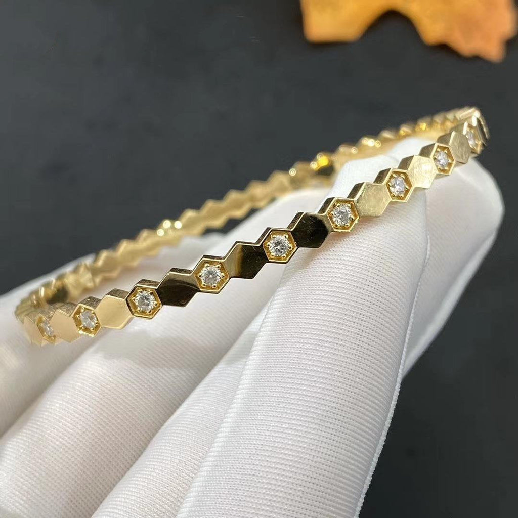 Chaumet Bee Love Gold Cubic Zirconia Bracelet