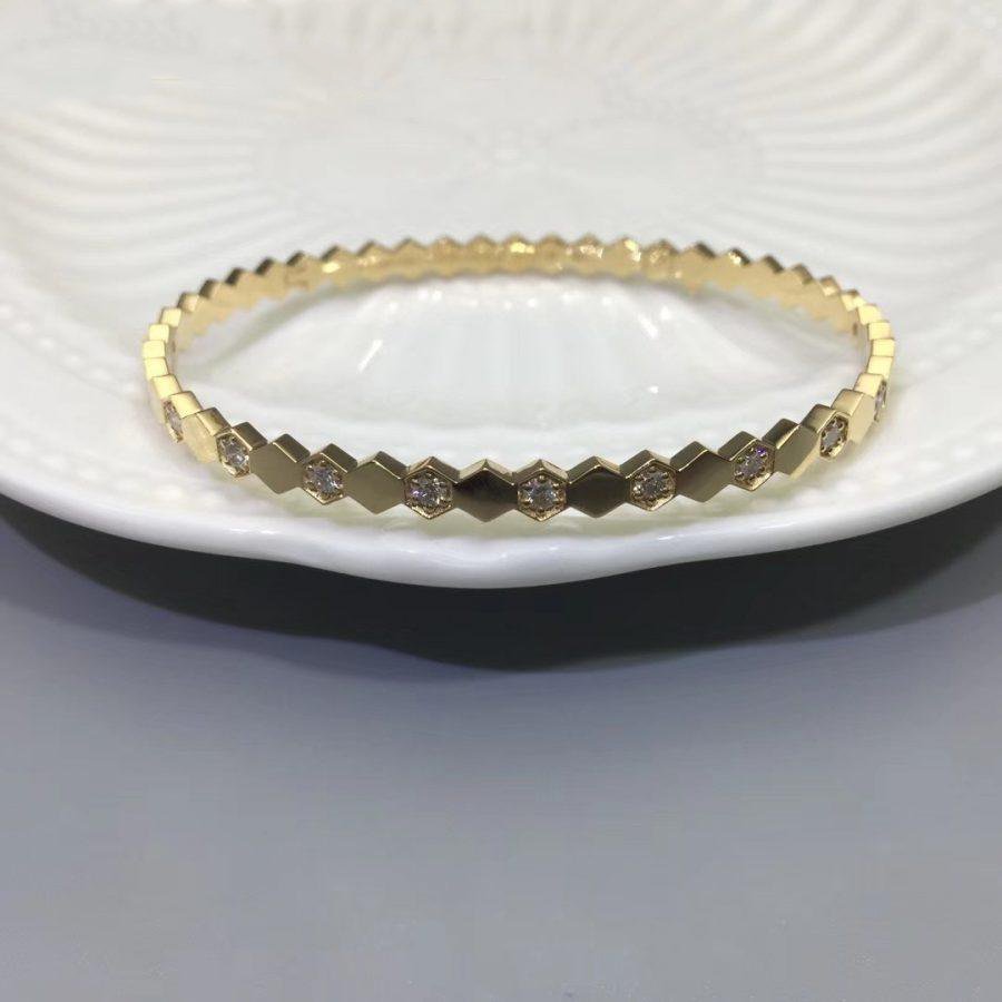 Chaumet Bee Love Gold Cubic Zirconia Bracelet