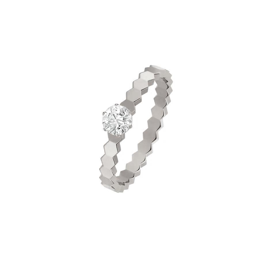 Chaumet Bee Love Ring Silver 1 Cubic Zirconia