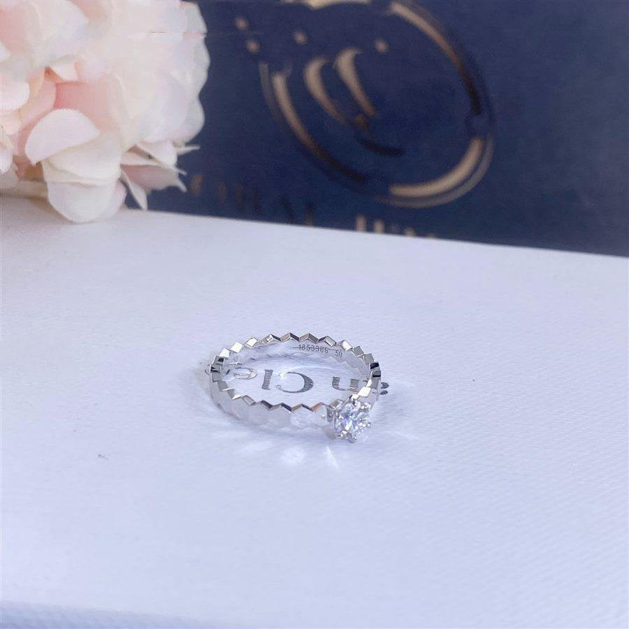 Chaumet Bee Love Ring Silver 1 Cubic Zirconia