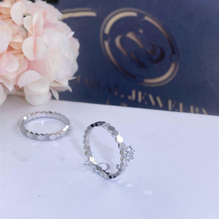 Chaumet Bee Love Ring Silver 1 Cubic Zirconia