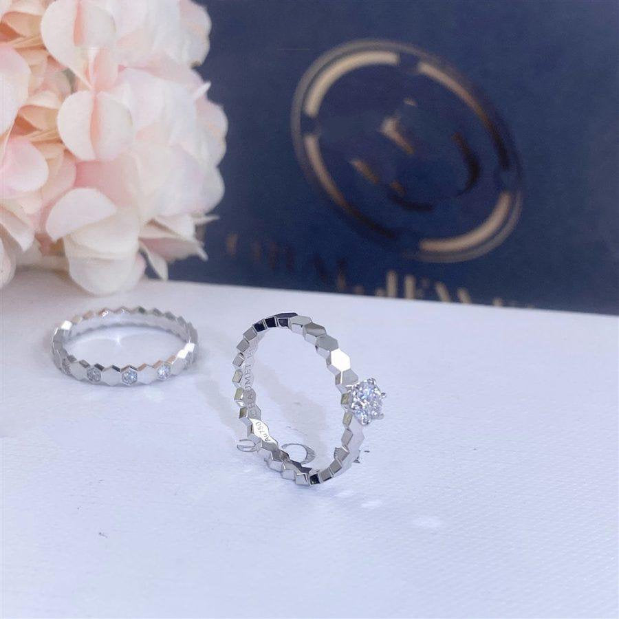 Chaumet Bee Love Ring Silver 1 Cubic Zirconia