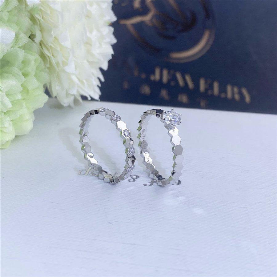 Chaumet Bee Love Ring Silver 1 Cubic Zirconia