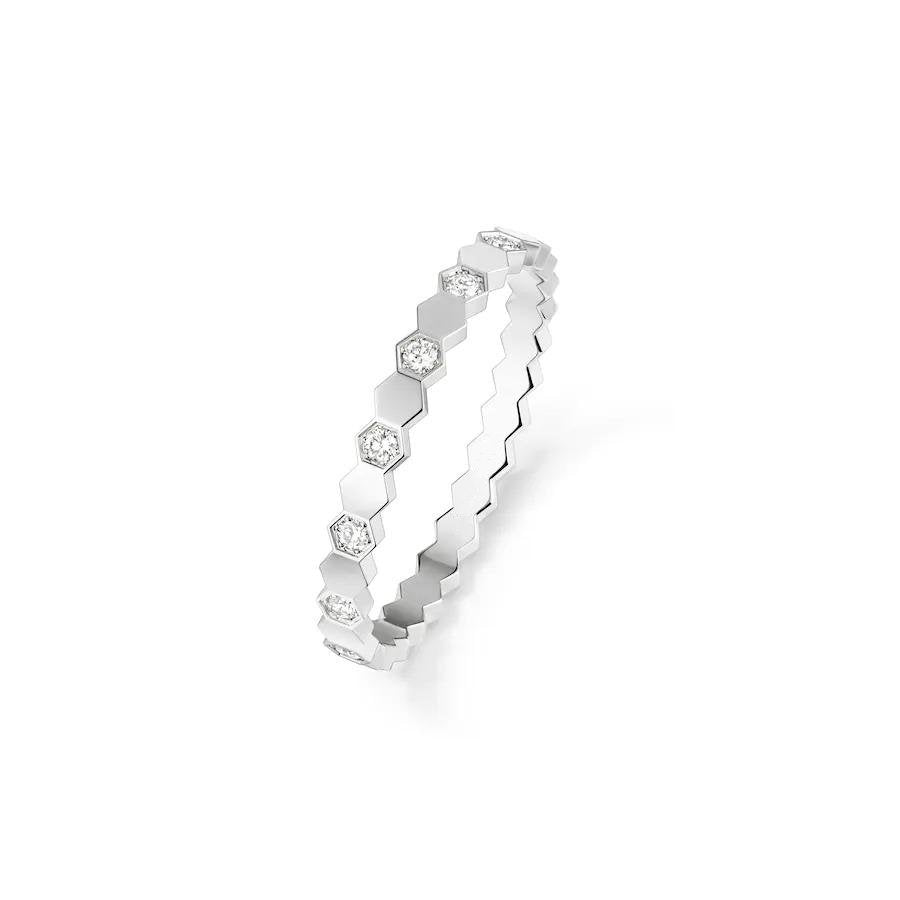 Chaumet Bee Love Ring Silver Cubic Zirconia