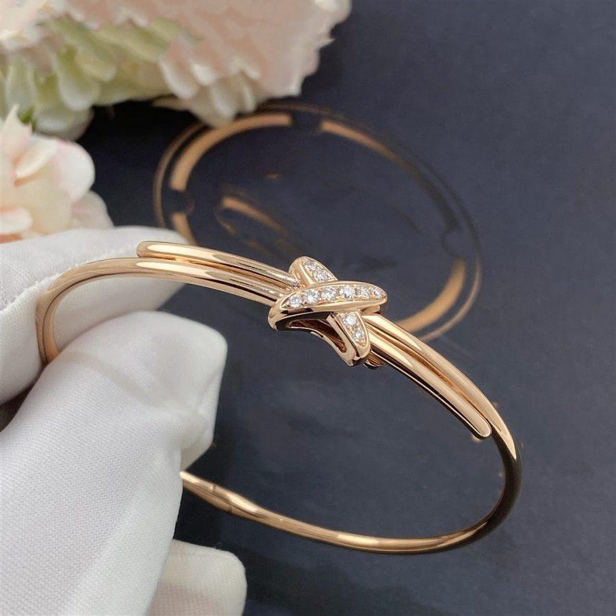 Chaumet Jeux de Bracelet Pink Gold Cubic Zirconia