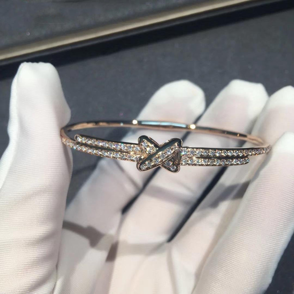 Chaumet Jeux de Bracelet Cubic Zirconia Pink Gold