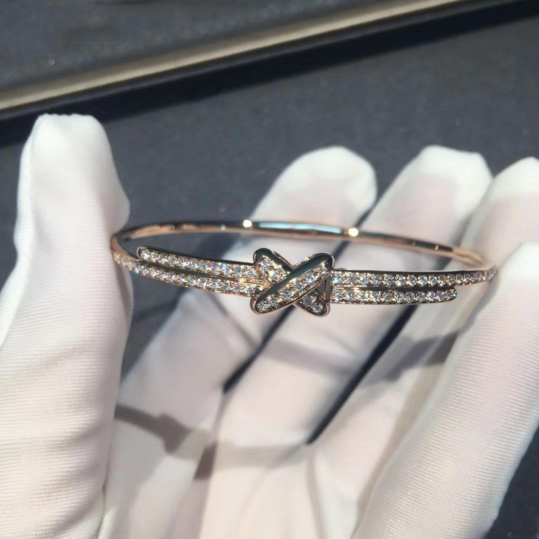 Chaumet Jeux de Bracelet Cubic Zirconia Pink Gold