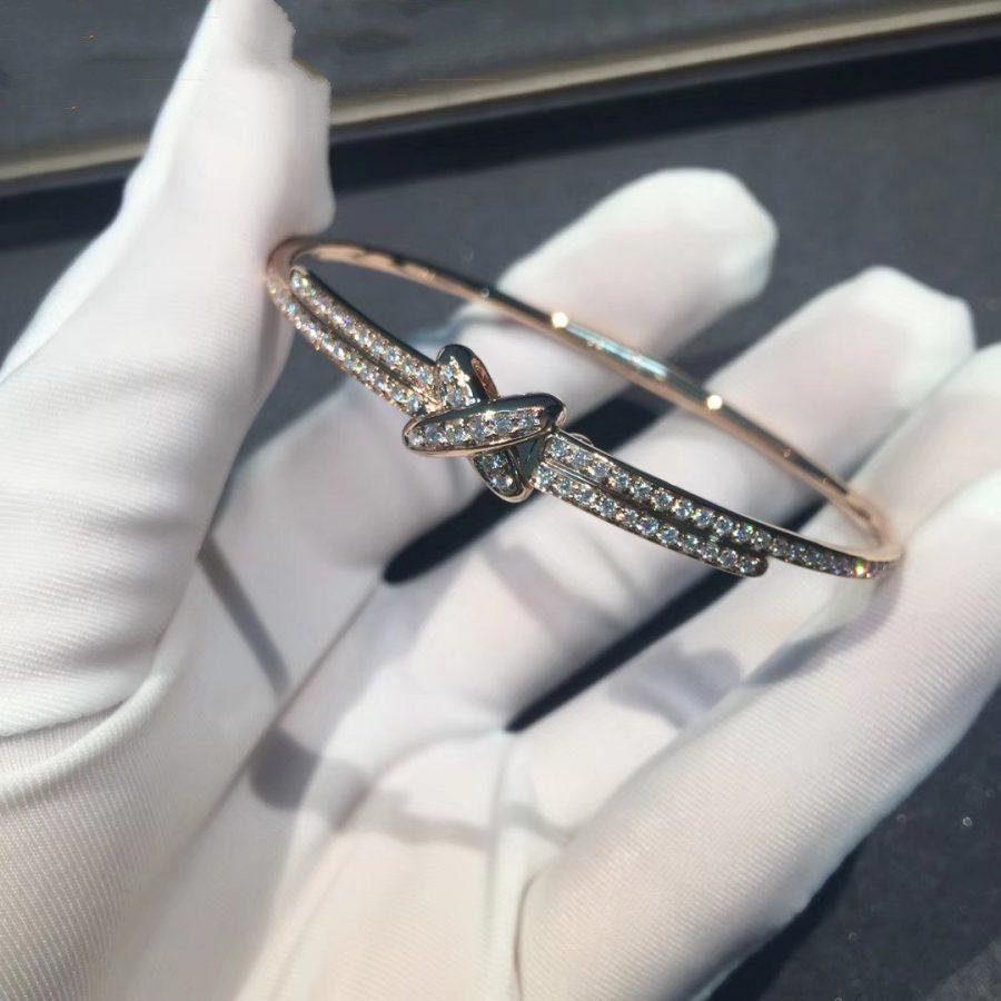 Chaumet Jeux de Bracelet Cubic Zirconia Pink Gold