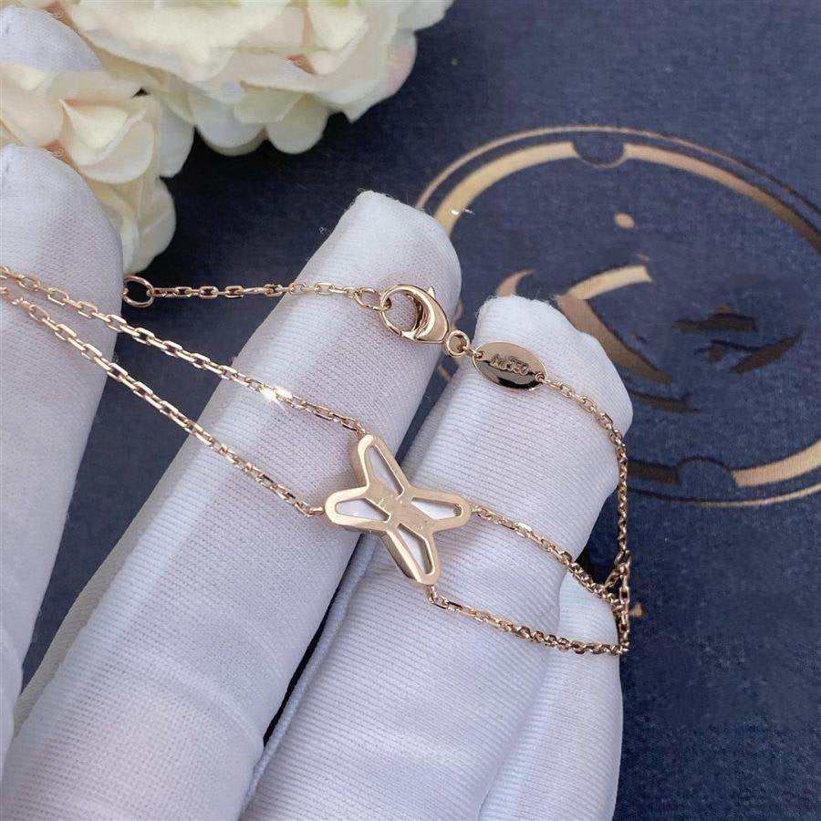 Chaumet Jeux Bracelet White MOP Pink Gold 1 Cubic Zirconia