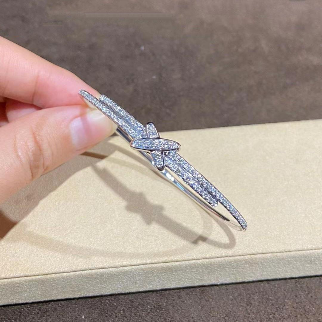Chaumet Jeux de Bracelet Cubic Zirconia Silver