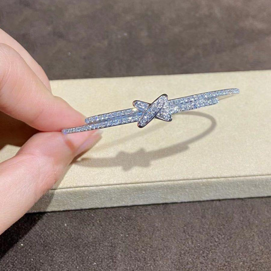 Chaumet Jeux de Bracelet Cubic Zirconia Silver