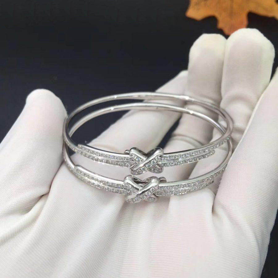 Chaumet Jeux de Bracelet Cubic Zirconia Silver