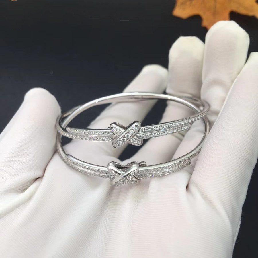 Chaumet Jeux de Bracelet Cubic Zirconia Silver