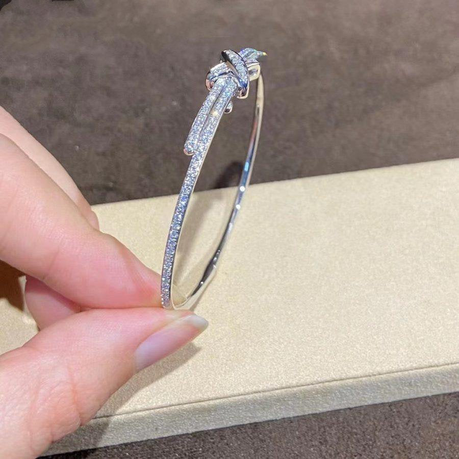 Chaumet Jeux de Bracelet Cubic Zirconia Silver