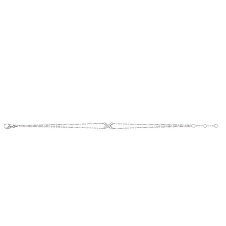 Chaumet Jeux Bracelet Silver Cubic Zirconia