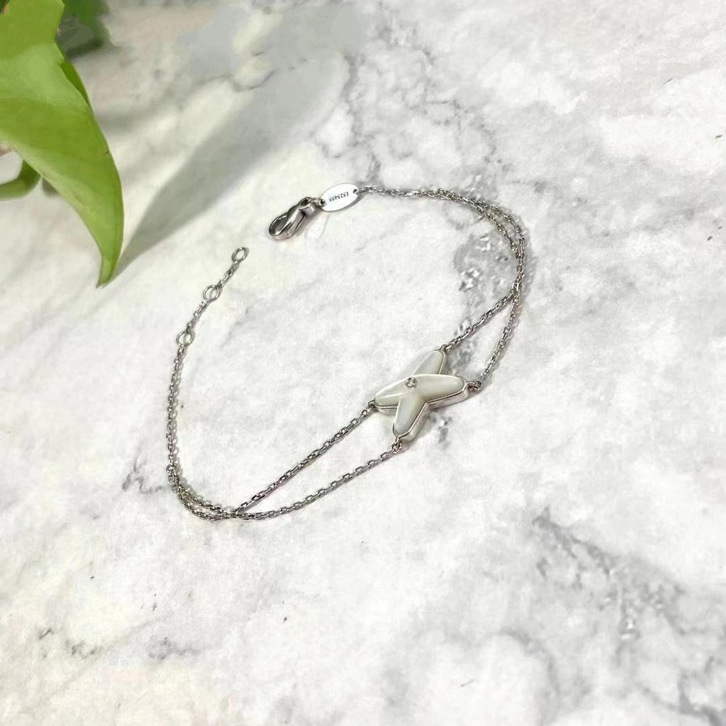 Chaumet Jeux Bracelet White MOP Silver 1 Cubic Zirconia