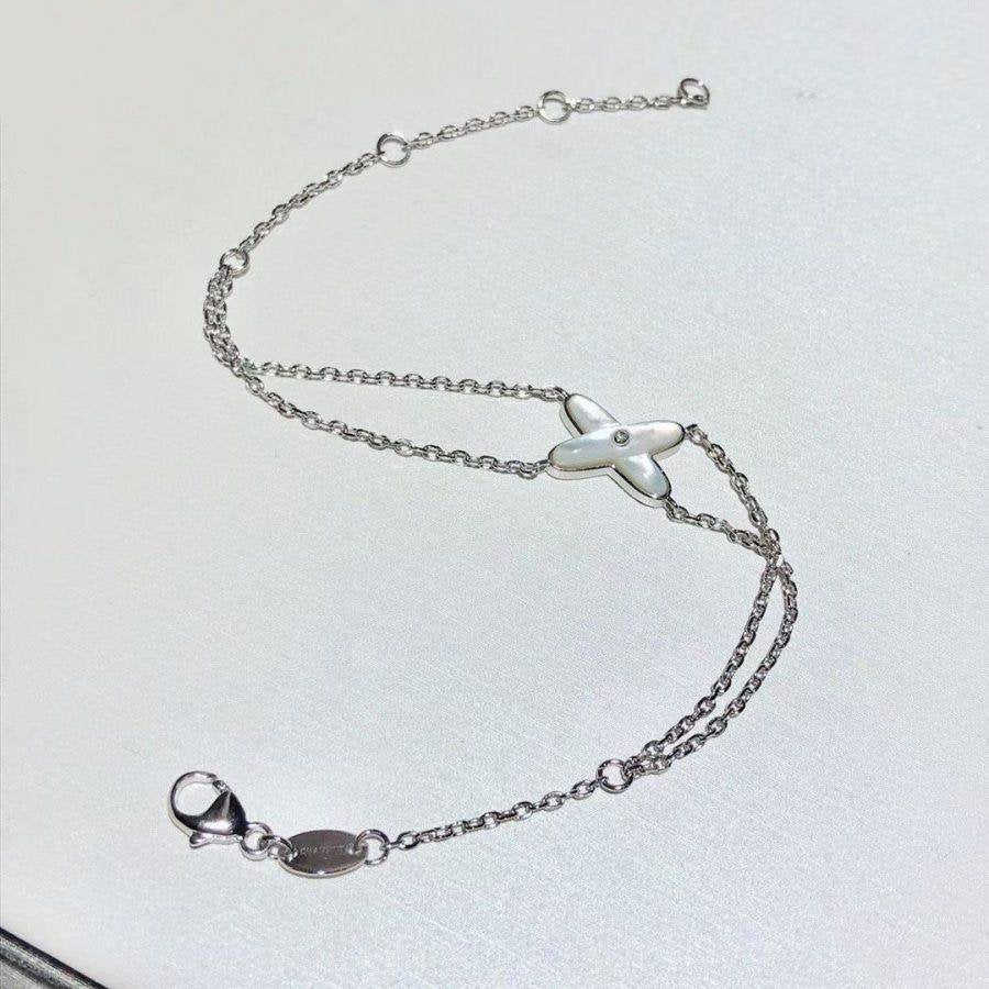 Chaumet Jeux Bracelet White MOP Silver 1 Cubic Zirconia