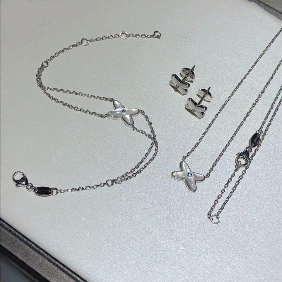 Chaumet Jeux Bracelet White MOP Silver 1 Cubic Zirconia