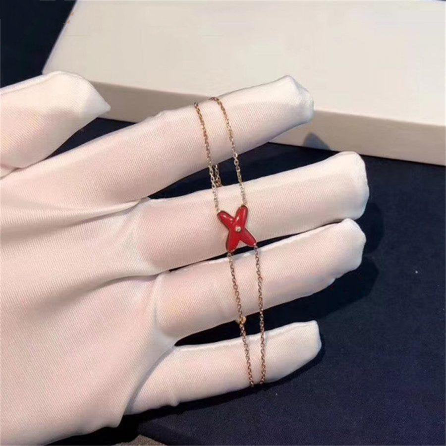 Chaumet Jeux Bracelet Carnelian Pink Gold 1 Cubic Zirconia
