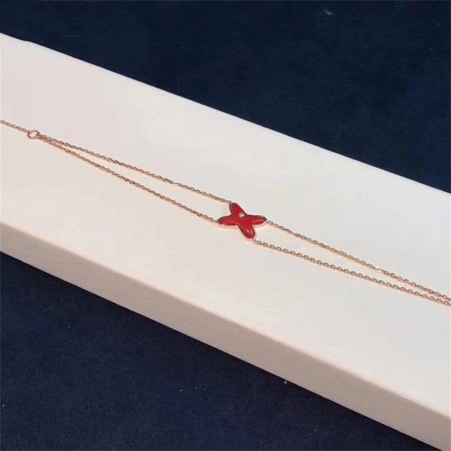 Chaumet Jeux Bracelet Carnelian Pink Gold 1 Cubic Zirconia