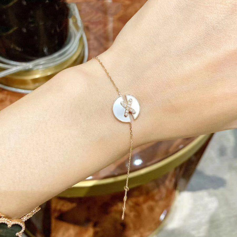 Chaumet Jeux de Bracelet MOP Pink Gold Cubic Zirconia