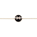 Chaumet Jeux de Bracelet Onyx Pink Gold Cubic Zirconia