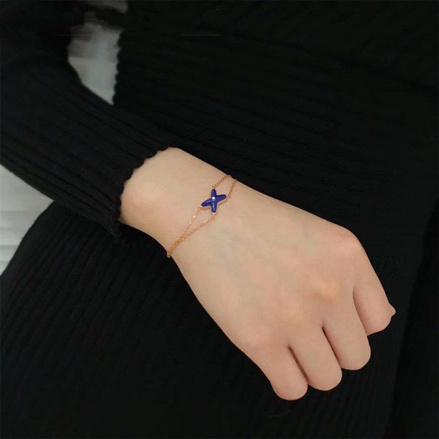 Chaumet Jeux Bracelet Agate Pink Gold 1 Cubic Zirconia