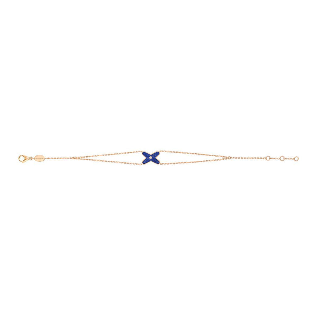 Chaumet Jeux Bracelet Agate Pink Gold 1 Cubic Zirconia