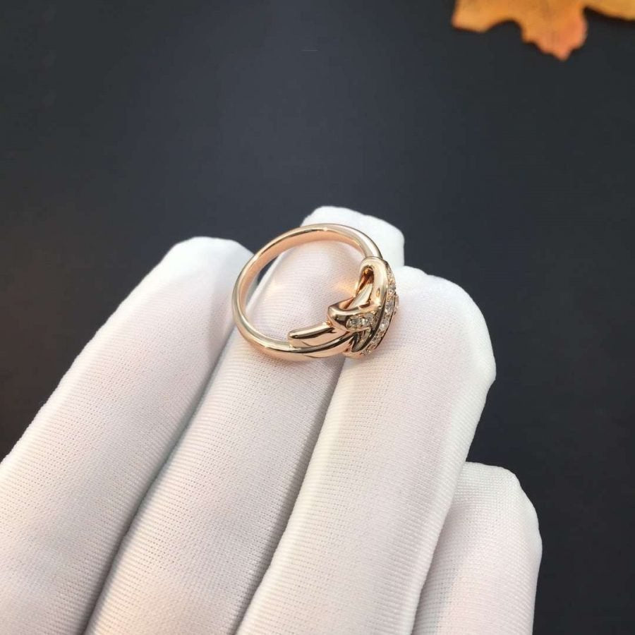Chaumet Jeux de Pink Gold Cubic Zirconia Ring