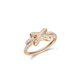Chaumet Jeux de Ring Pink Gold Cubic Zirconia