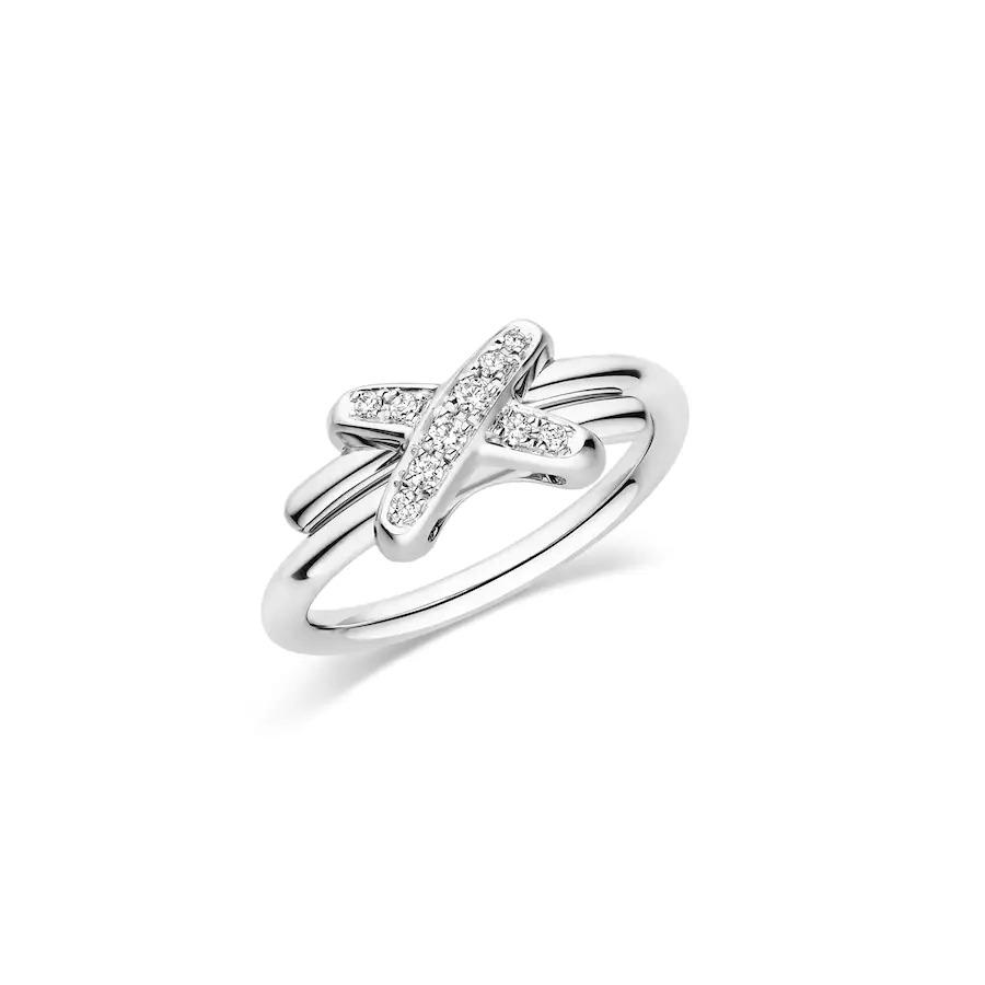 Chaumet Jeux de Silver Cubic Zirconia Ring