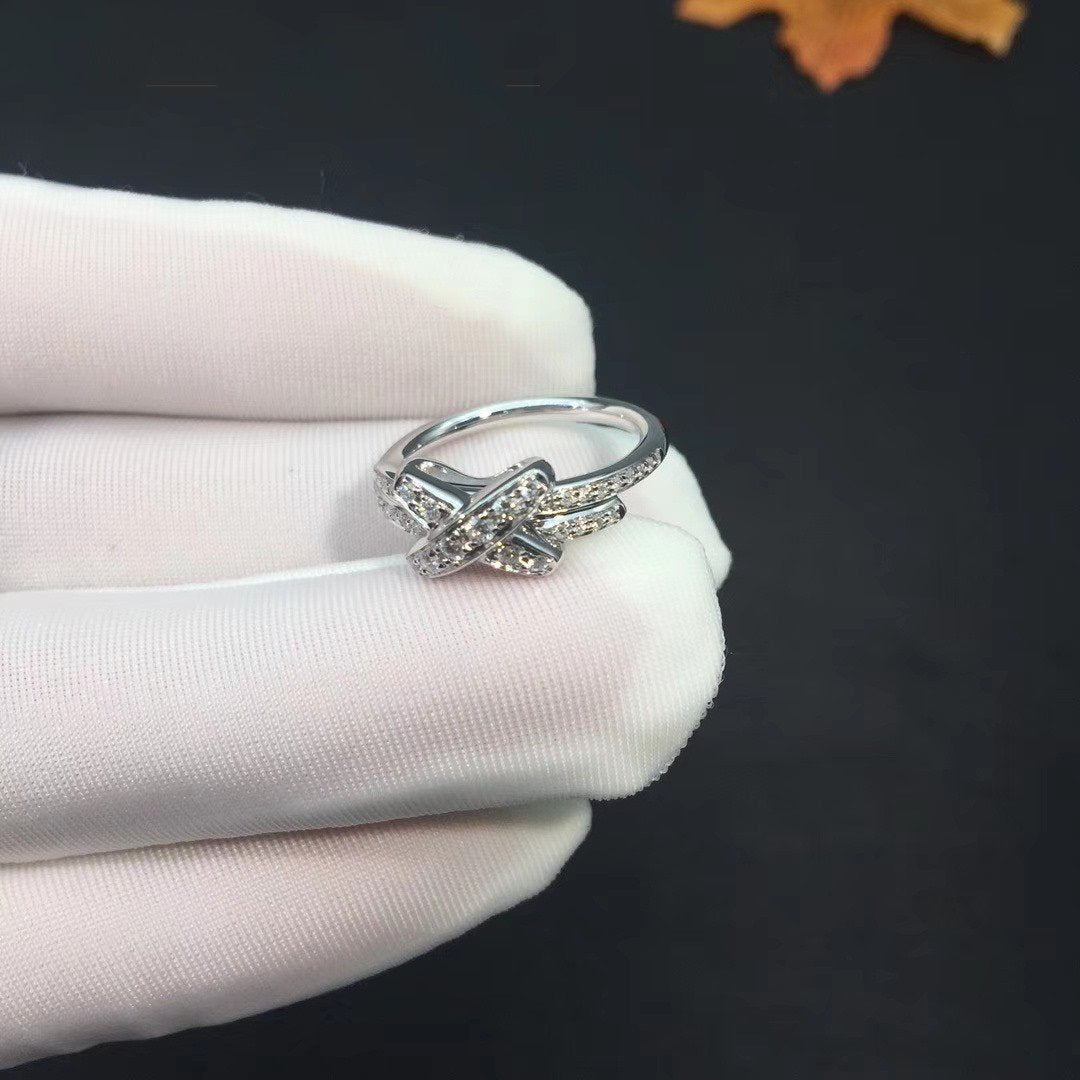 Chaumet Jeux de Silver Cubic Zirconia Ring