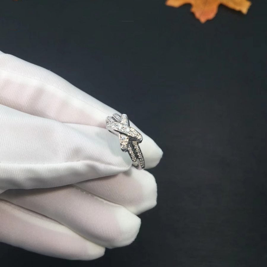 Chaumet Jeux de Silver Cubic Zirconia Ring