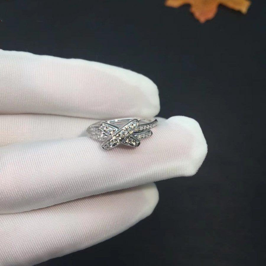 Chaumet Jeux de Silver Cubic Zirconia Ring