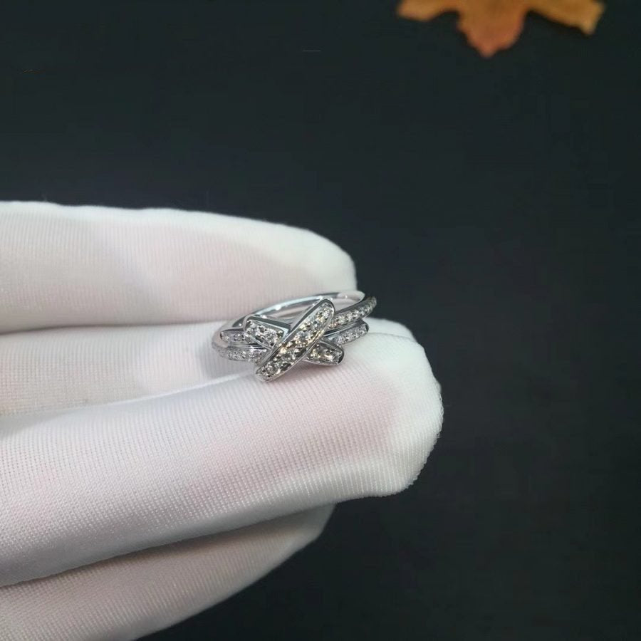 Chaumet Jeux de Silver Cubic Zirconia Ring