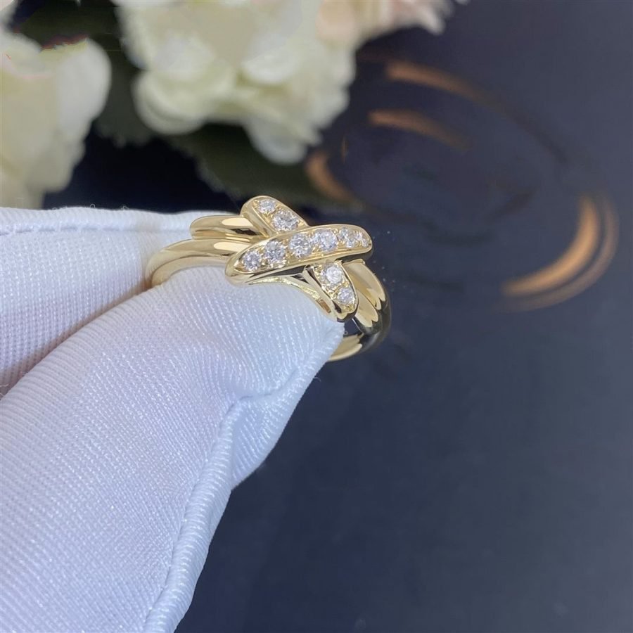Chaumet Jeux de Gold Cubic Zirconia Ring